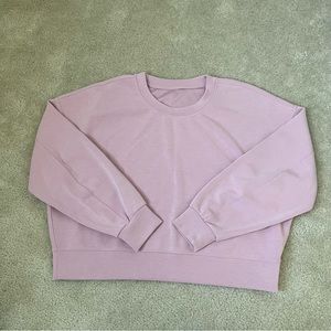 COPY - Lululemon perfectly oversized crew crop softstream